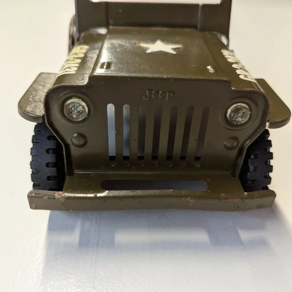 Vintage Tonka Metal Military Jeep